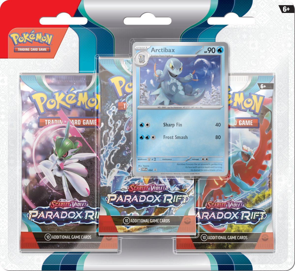 Pokémon TCG: SV04 Paradox Rift - 3 Blister Booster PCI85403