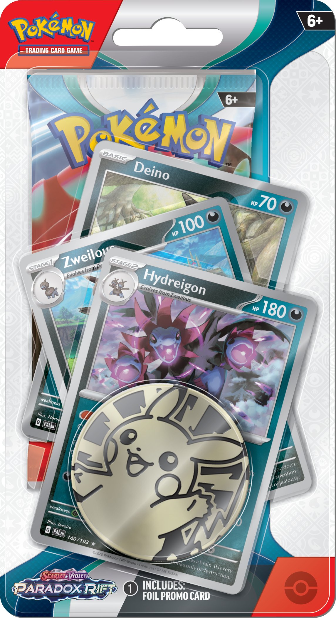 Pokémon TCG: SV04 Paradox Rift - Premium Checklane Blister PCI85411