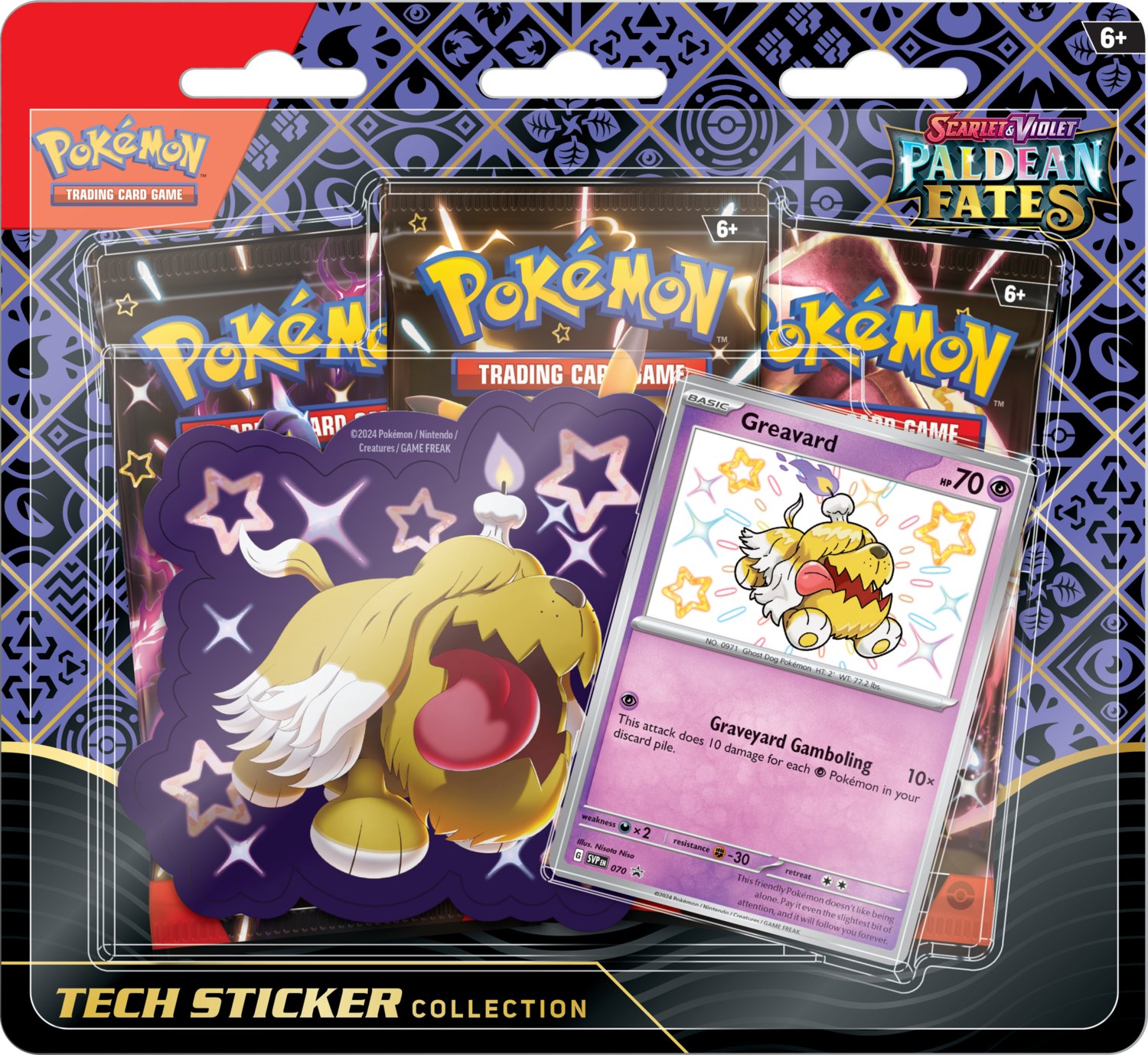 Pokémon TCG: SV4.5 Paldean Fates - Tech Sticker Collection PCI85613