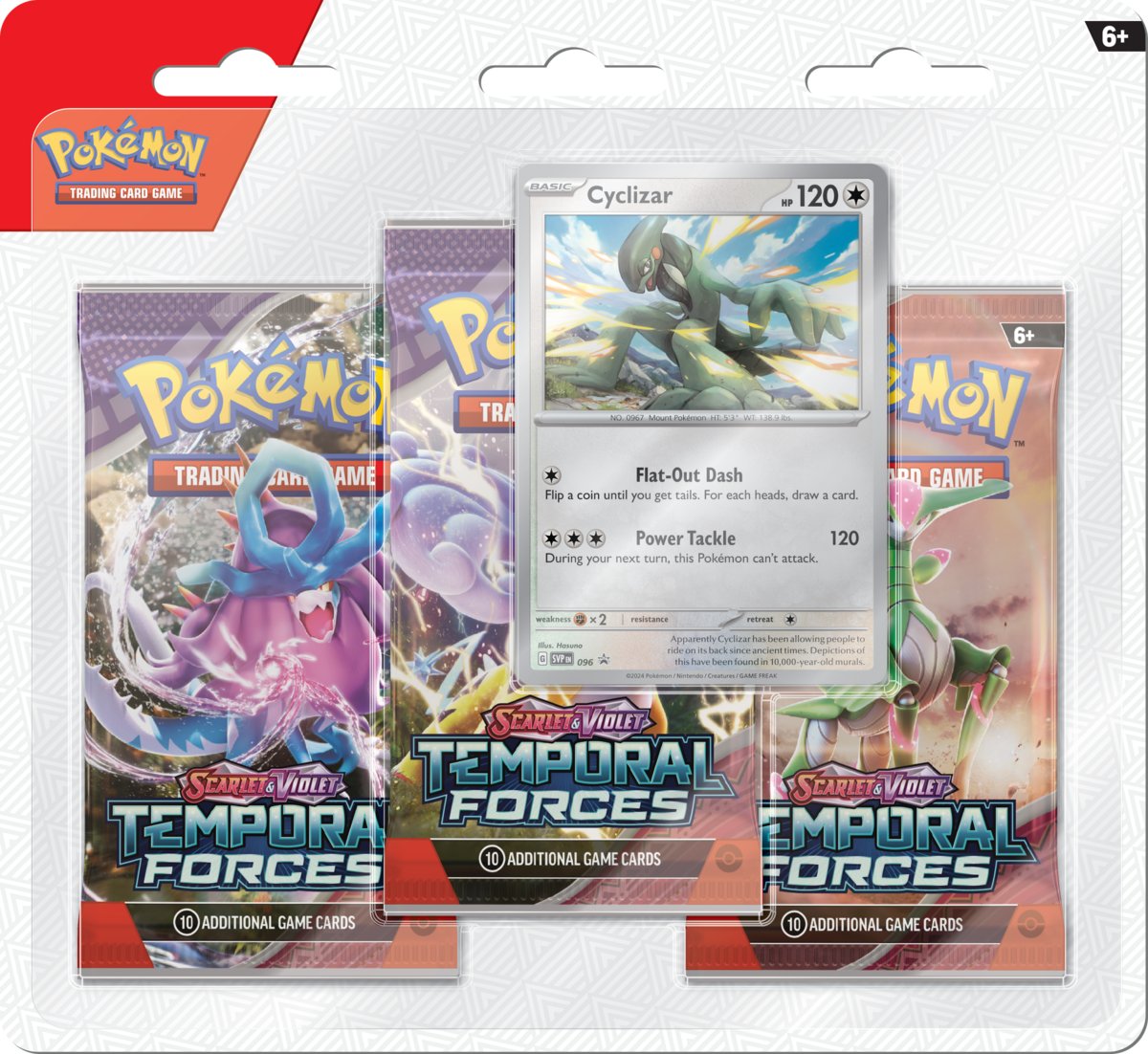 Pokémon TCG: SV05 Temporal Forces - 3 Blister Booster PCI85646