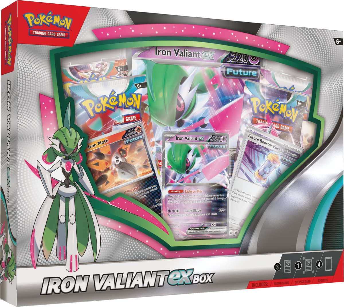 Pokémon TCG: Roaring Moon / Iron Valiant ex Box PCI85712