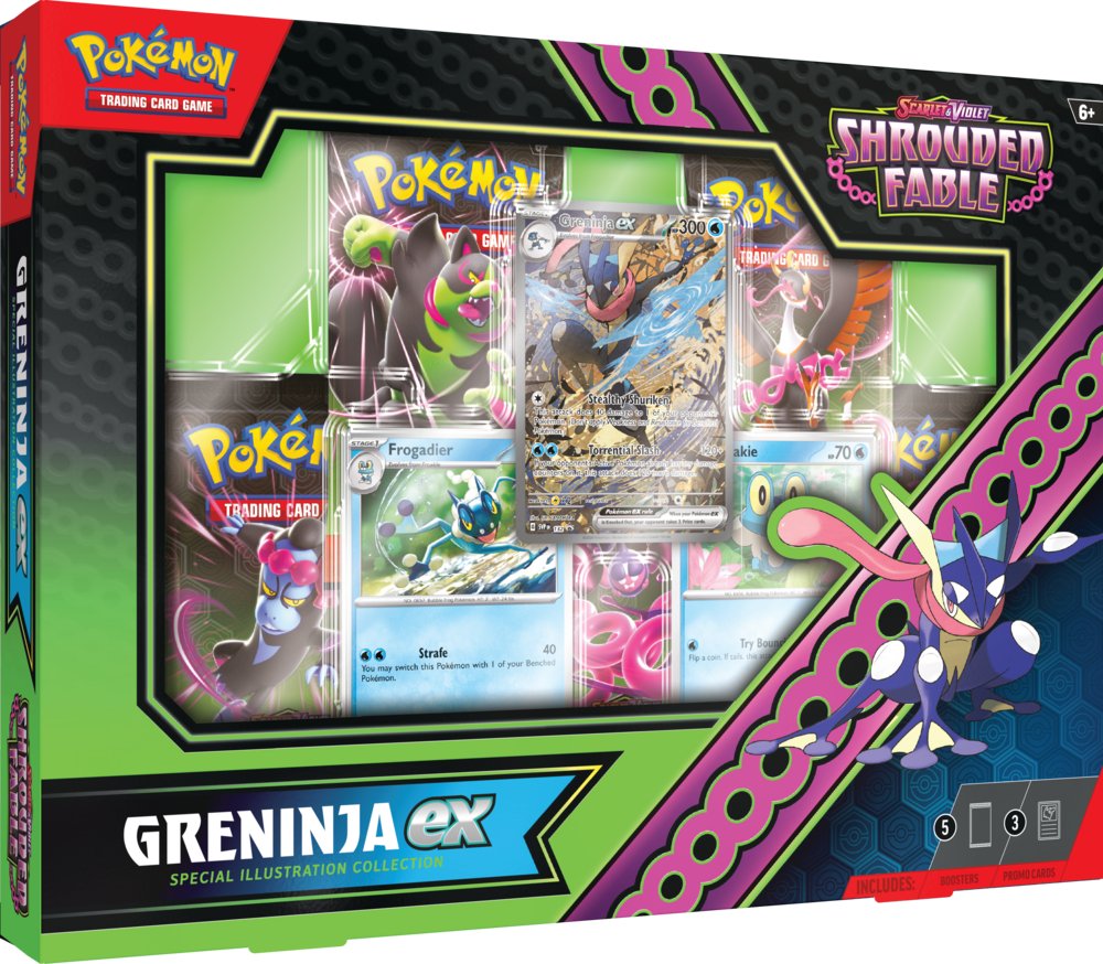 Pokémon TCG: SV6.5 Zhrouded Fable - Kingdra ex/Greninja ex Special Illustration PCI85856