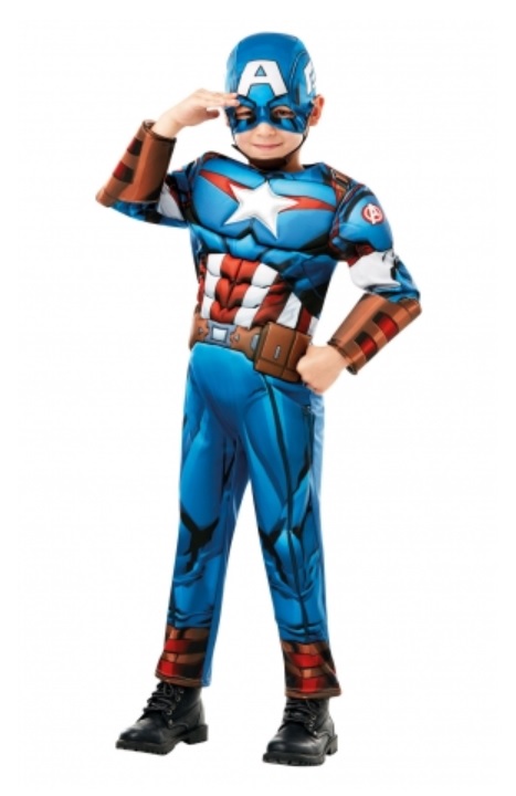 Avengers: Captain America Deluxe - veľ. L RU640833-L