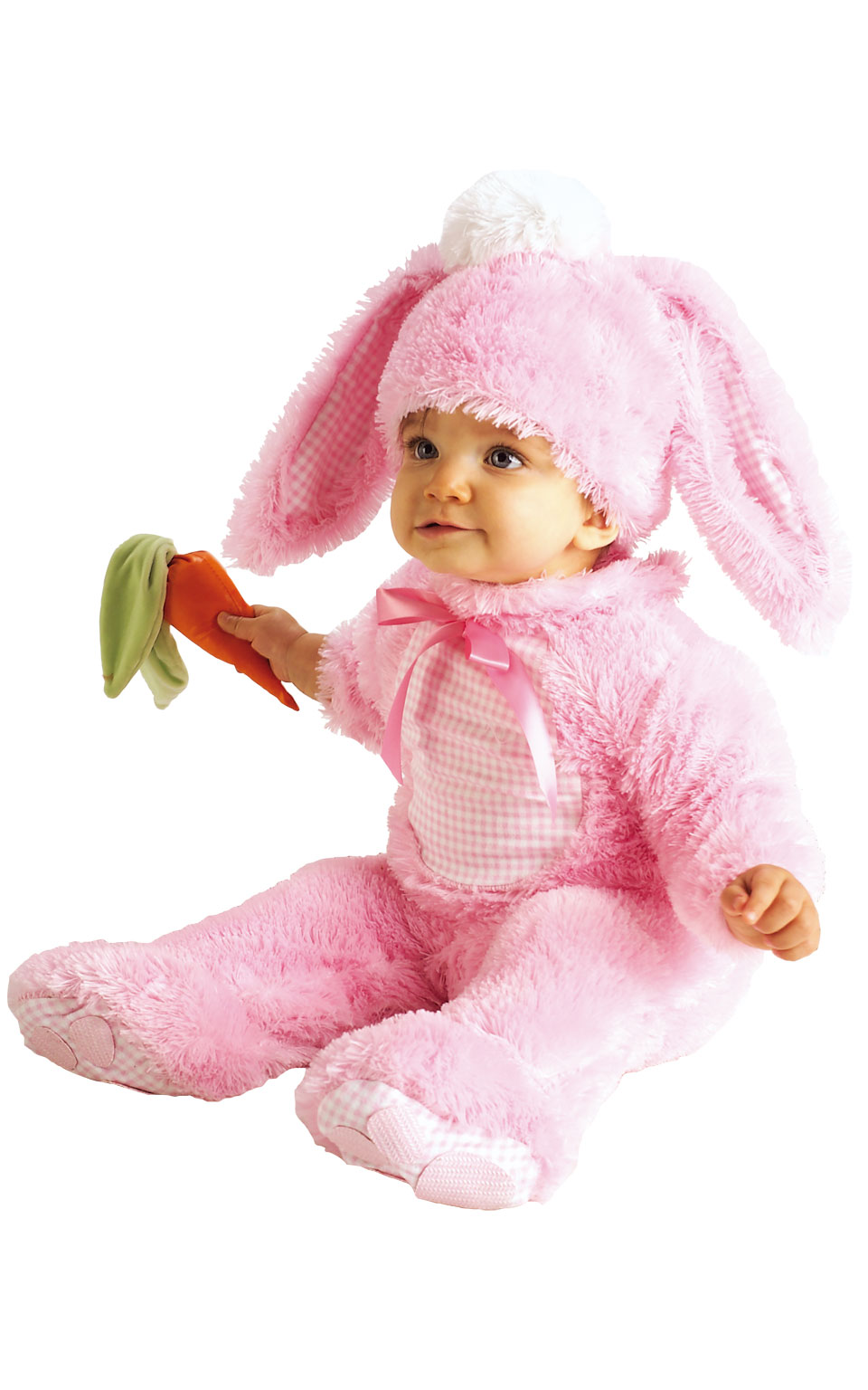 Baby kostým - růžový králíček (12-18m)