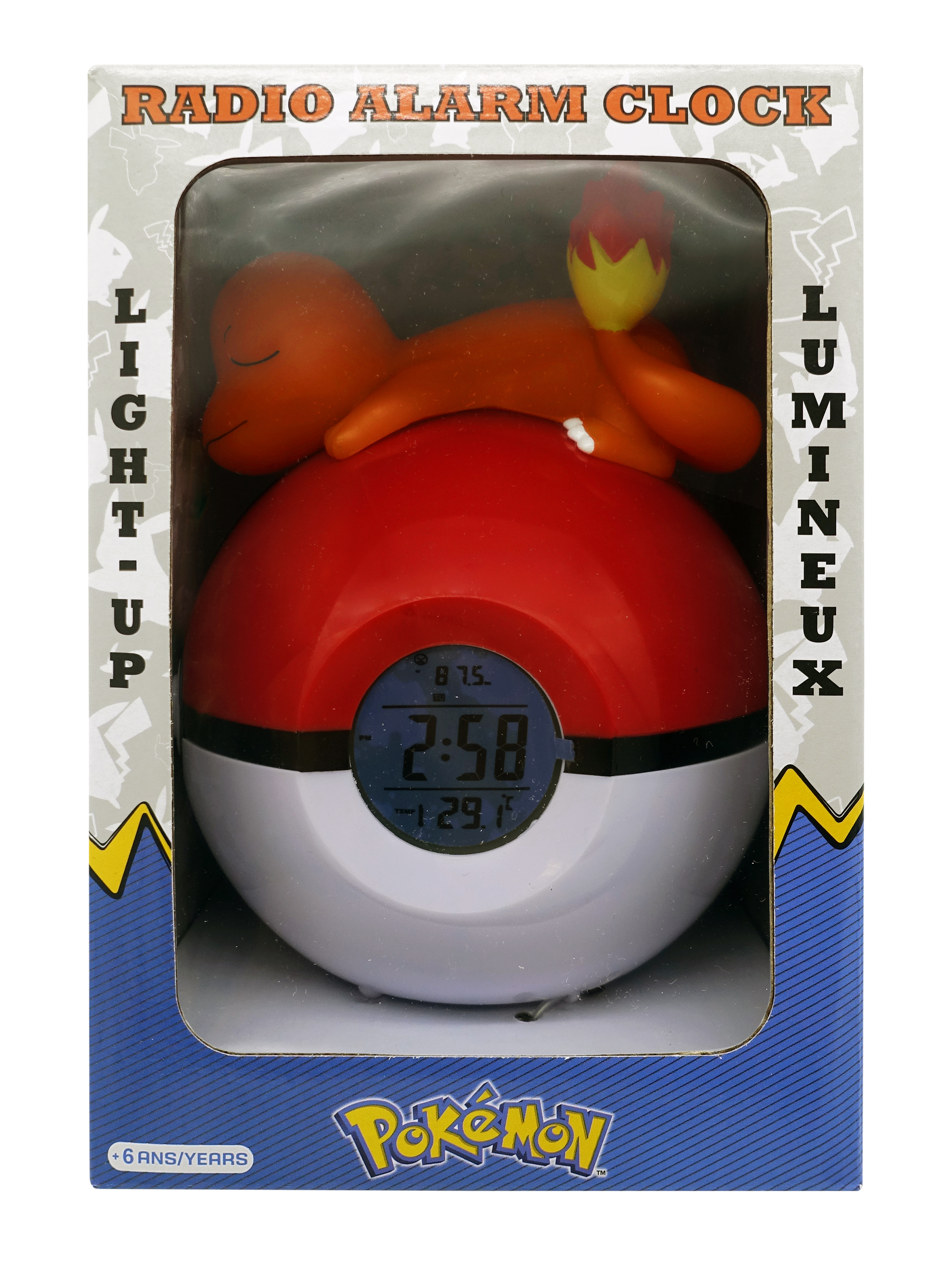 Pokémon: Budík - Charmander & PokeBall TF811368